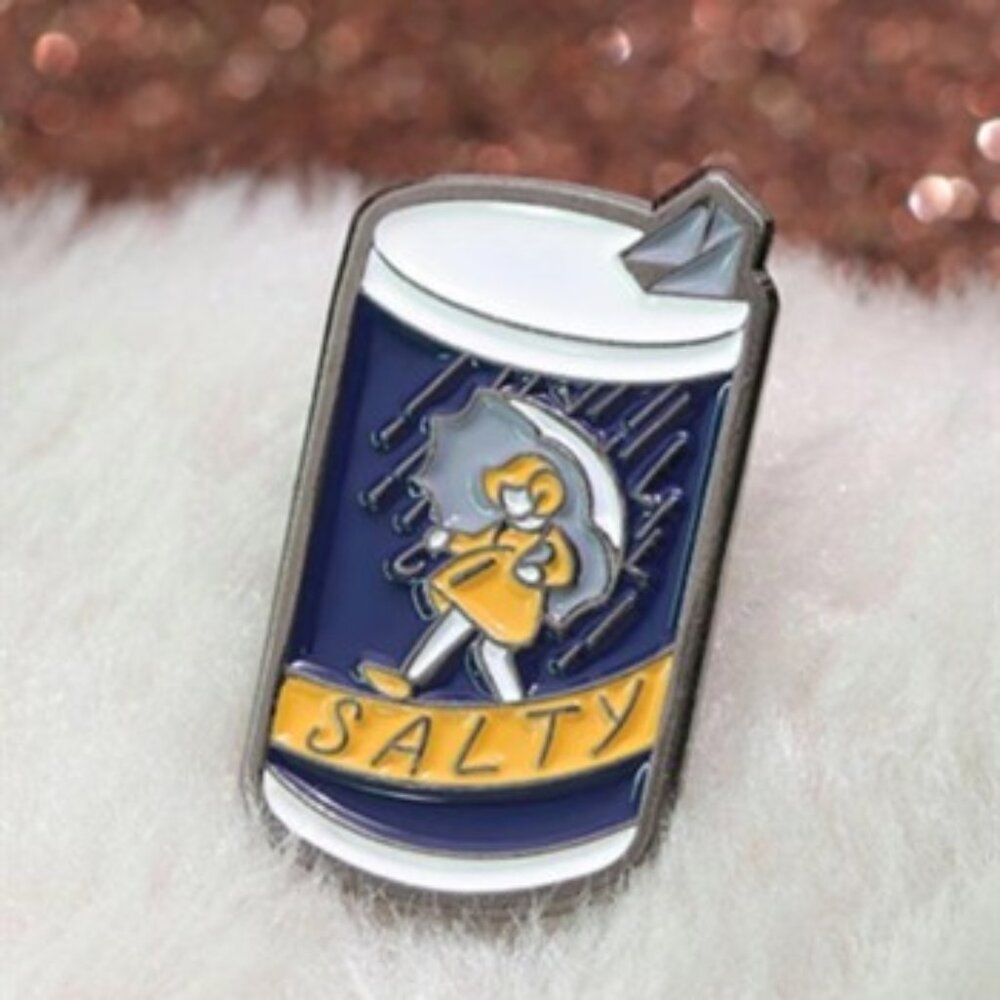 “Salty” Enamel Pin (BRAND-NEW & SUPER CUTE!)